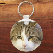 Porte-clés Larry le visage de chat de la rue Downing (Recto)