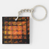 Porte-clés L'art Abstrait au mur (Dos)