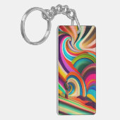 Porte-clés L'art abstrait de Bonnaroo (Devant gauche)