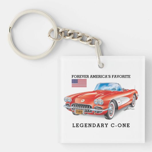 Porte-clés L'art automobile C-ONE (Devant)
