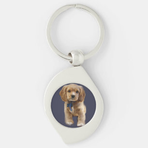 Porte-clés L'art chiot