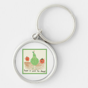 Porte-clés L'art de l'enfant, vert