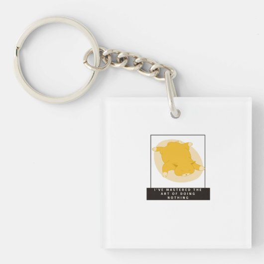 Porte-clés L'art de ne rien faire (Devant)