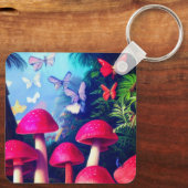 Porte-clés L'art des champignons (Verso)