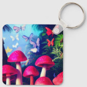 Porte-clés L'art des champignons (Dos)