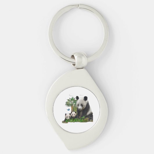 Porte-clés L'art du Panda (Devant)