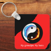 Porte-clés L'art imaginaire magique Dragon (Recto)