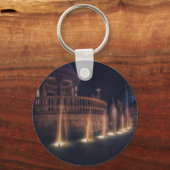 Porte-clés Las Vegas Flamant rose Hotel Fountain Architecture (Recto)