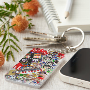 Porte-clés Las Vegas Icons - Gamblers Delight