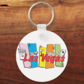 Porte-clés Las Vegas Retro (Recto)