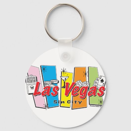 Porte-clés Las Vegas-Sin-City (Recto)