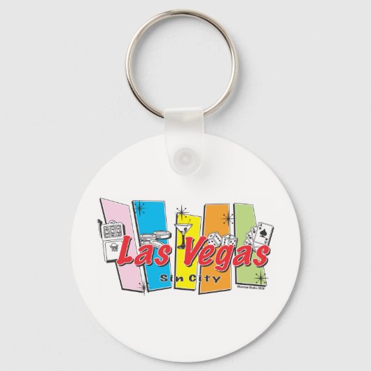 Porte-clés Las Vegas-Sin-City (Recto)