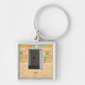 Porte-clés Laser Kitty (Devant)