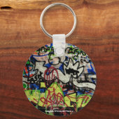 Porte-clés LASH - conception de graffitis à clé (Recto)