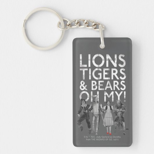 Porte-clés L'Assistant D'Oz™ | Lions Tigers & Ours Oh My! (Devant)