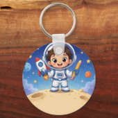 Porte-clés L'Astronaute Enfant Prêt à Explorer (Verso)