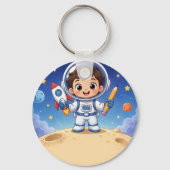 Porte-clés L'Astronaute Enfant Prêt à Explorer (Verso)