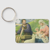 Porte-clés L'atelier de Joseph avec Marie et l'enfant Jésus (Verso)