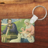 Porte-clés L'atelier de Joseph avec Marie et l'enfant Jésus (Recto)
