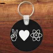 Porte-clés L'athéisme de l'amour de la paix (Recto)