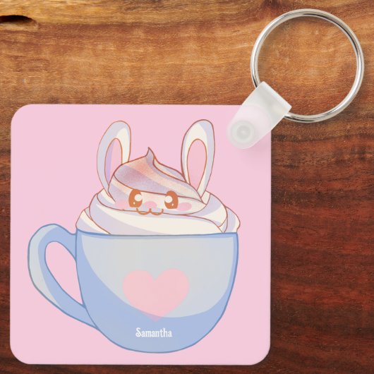 Porte-clés Latte de lapin avec cannelle (Verso)