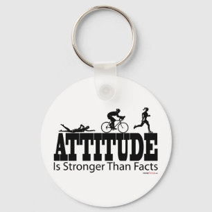 Porte-clés L'attitude est plus forte que les faits