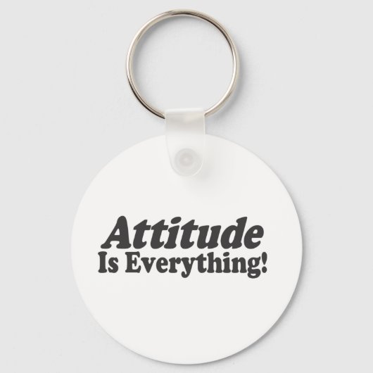Porte-clés L'Attitude Est Tout ! (Recto)