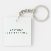 PORTE-CLÉS L'ATTITUDE EST TOUT (Dos)