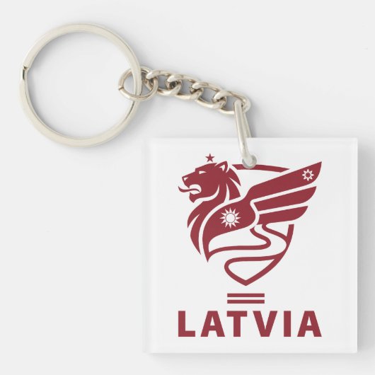 Porte-clés Latvia Baltic State Northern Europe (Devant)