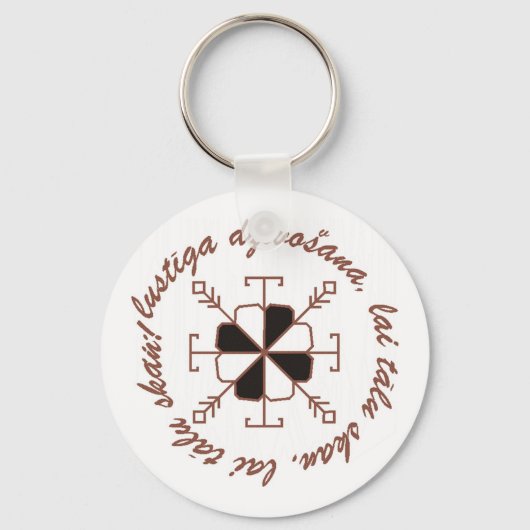 Porte-clés Latvian key chain (Recto)