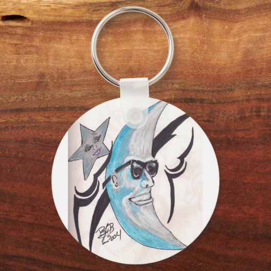 Porte-clés Laughing Moon (Recto)