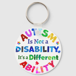 Porte-clés L'AUTISME n'est pas un handicap