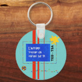 porte-clés L'autisme touche un enfant sur 91 (Recto)