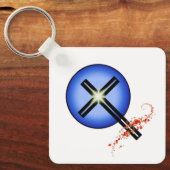 Porte-clés L'automne de l'église luthérienne Saint-Luc (Recto)