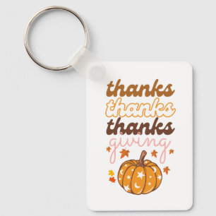 Porte-clés L'automne quitte Super Citrouille vacances Thanksg
