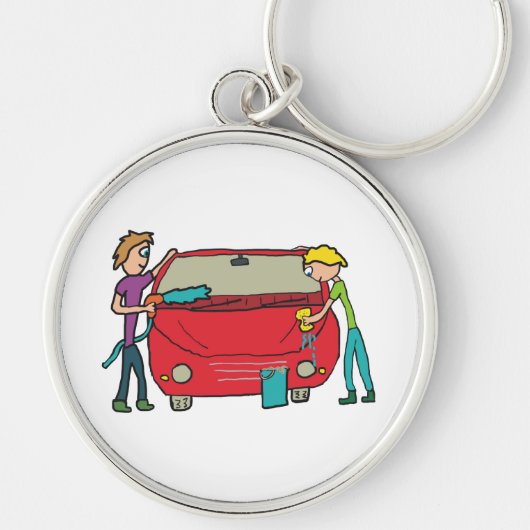 Porte-clés Lavage de voiture (Devant)