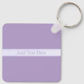 Porte-clés Lavande Lumière Personnalisable Purple (Dos)
