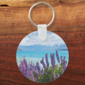 Porte-clés lavande sur le lac (Recto)