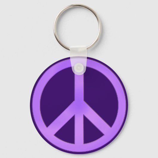 Porte-clés Lavande sur le panneau de Paix Violet foncé (Recto)