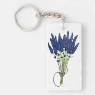 Porte-clés Lavandula Lavender Bund Herbe Jardin Fleur Violet