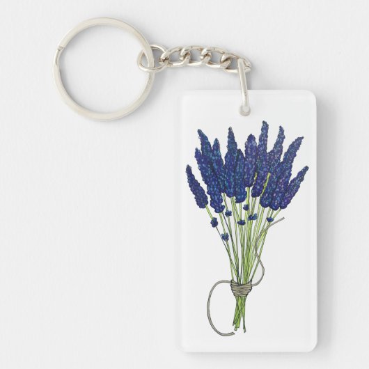 Porte-clés Lavandula Lavender Bund Herbe Jardin Fleur Violet (Devant)