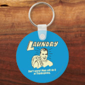 Porte-clés Lave-linge : Ne t'inquiète pas Maman Thanksgiving (Recto)