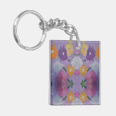 Porte-clés Lavendar Lovie Floral Acrylique Porte - clé (Devant gauche)