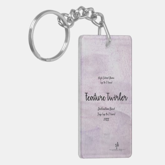 Porte-clés Lavender Delite Feat. Twirler Band Trip Pers. (Devant gauche)