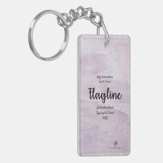 Porte-clés Lavender Delite Flagline Band Trip Pers. (Devant gauche)