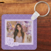 Porte-clés Lavender Mis Quince Quinceañera (Verso)