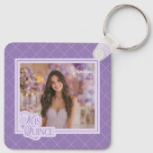 Porte-clés Lavender Mis Quince Quinceañera (Dos)