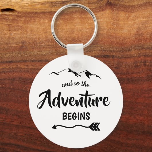 Porte-clés L'aventure commence à la mode (Recto)
