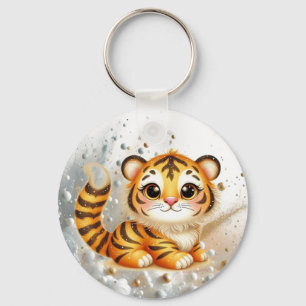 Porte-clés L'aventure Swishy de Trina, le petit tigre cosmiqu