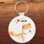 Porte-clés Lavero Shiba inu (Recto)